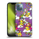 LOONEY TUNES [j[e[Y - Patterns / Tweety Purple n[h case / Apple iPhoneP[X y / ItBVz