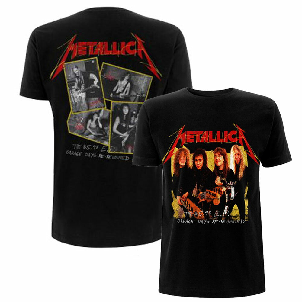 METALLICA メタリカ - Garage Photo Yellow / バックプリントあり /