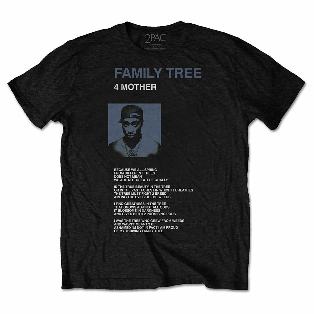Rakuten - 2PAC 2パック (追悼30周年 ) - Family Tree / Tシャツ / メンズ 【公式 / オフィシャル】