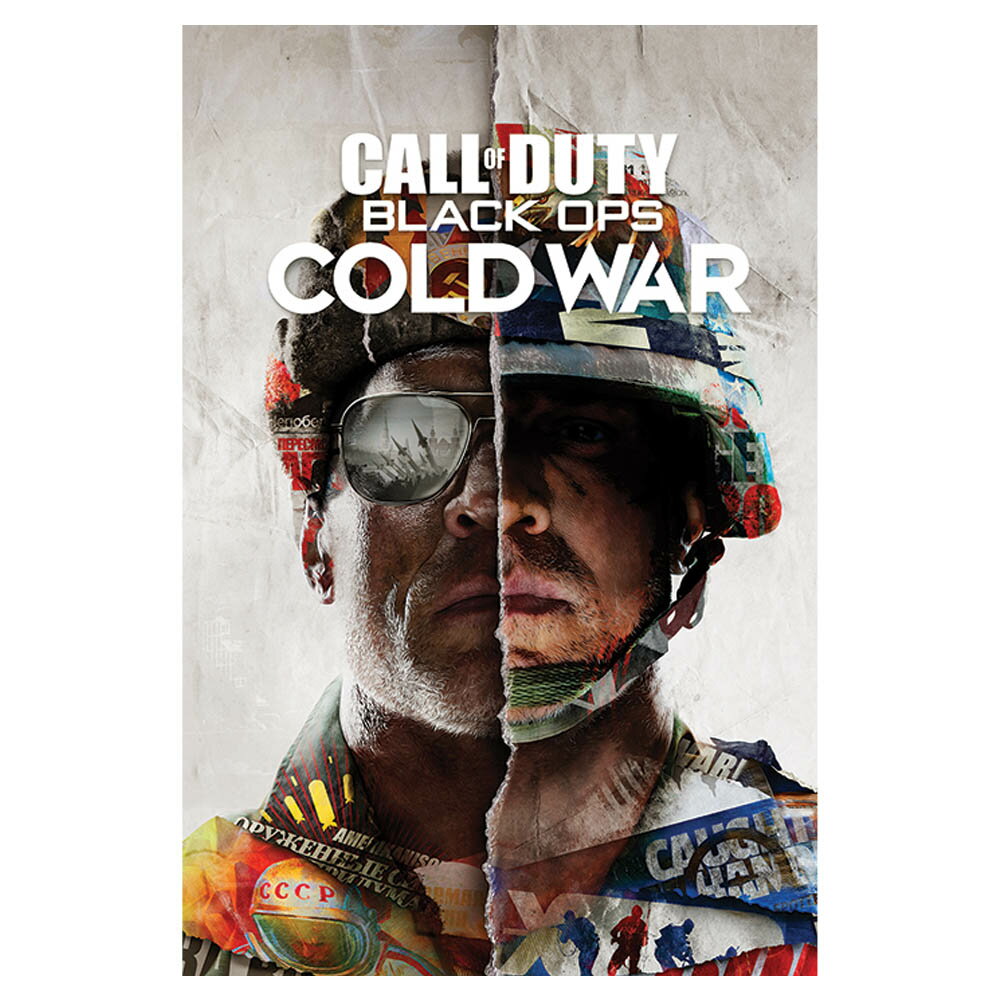 CALL OF DUTY コールオブデューティ - Black Ops Cold War / Split / ポスター 【公式 / オフィシャル】