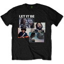 THE BEATLES ザ ビートルズ (ABBEY ROAD発売55周年記念 ) - Let It Be Recording Shots / Tシャツ / メンズ 【公式 / オフィシャル】