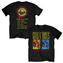 GUNS N ROSES ガンズアンドローゼズ - Use Your Illusion World Tour / バックプリントあり / Tシャツ / メンズ 