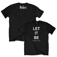 BEATLES ビートルズ (来日55周年記念 ) - Let It Be / バックプリントあり / Tシャツ / メンズ 【公式 / オフィシャル】