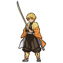 DEMON SLAYER 鬼滅の刃 (劇場版 『無限城編』 制作発表 ) - 我妻善逸 / 立てられるメタルピンバッジ / バッジ 【公式 / オフィシャル】