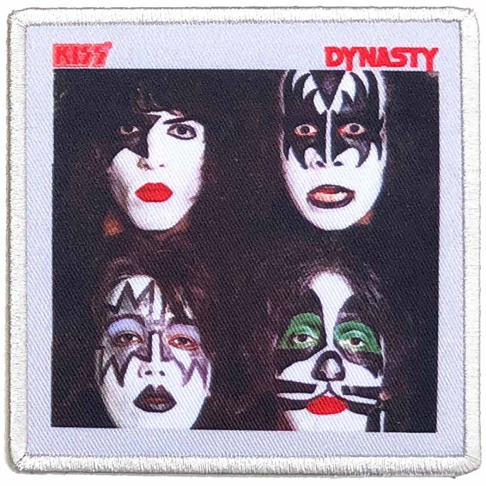 KISS キッス (ジーンシモンズ生誕75周年 ) - Dynasty / Album Cover / ワッペン 【公式 / オフィシャル】