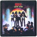 KISS キッス (ジーンシモンズ生誕75周年 ) - Love Gun / Album Cover / ワッペン 