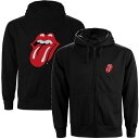 ROLLING STONES ローリングストーンズ (ブライアンジョーンズ追悼55周年 ) - Classic Tongue / バックプリントあり / ジップ / パーカー スウェット / メンズ 【公式 / オフィシャル】