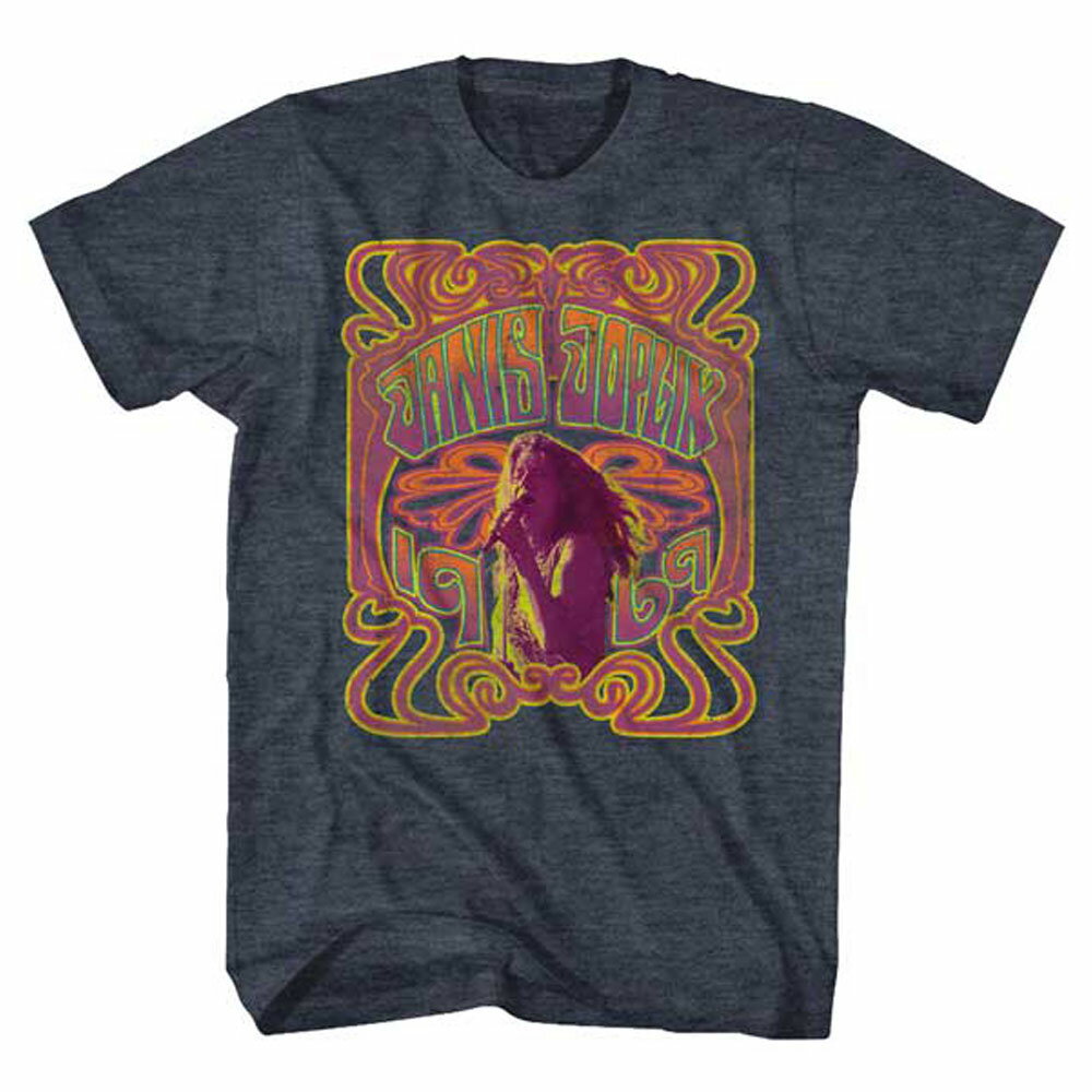 JANIS JOPLIN ジャニスジョプリン (追悼 55年 ) - PSYCHEDELIC / Tシャツ / メンズ 