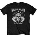 WILLIE NELSON ウィリー ネルソン - Skull / Tシャツ / メンズ 【公式 / オフィシャル】