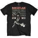 BOB DYLAN ボブディラン - Carnegie Hall 039 63 / ECO-TEE / Tシャツ / メンズ 【公式 / オフィシャル】