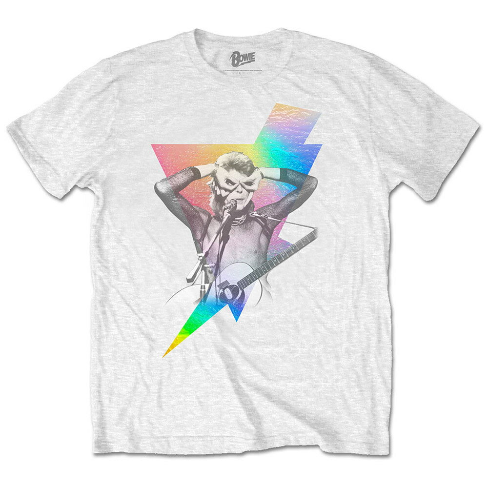 DAVID BOWIE デヴィッド・ボウイ - Holographic Bolt / Tシャツ / メンズ 