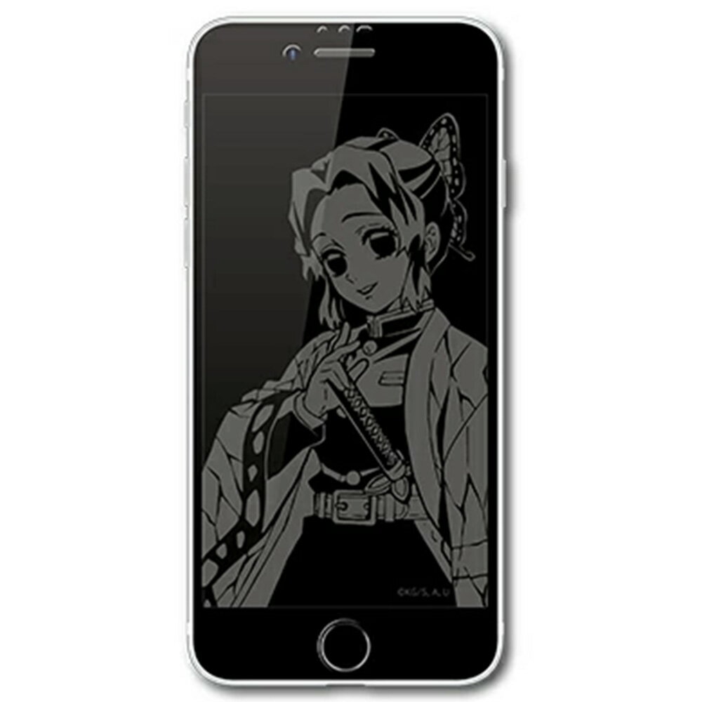 DEMON SLAYER 鬼滅の刃 (5月柱稽古編開始 ) - 胡蝶しのぶ / iPhoneSE(第2世代)対応 ガラススクリーンプロテクター / スマホ・アクセサリー 【公式 / オフィシャル】