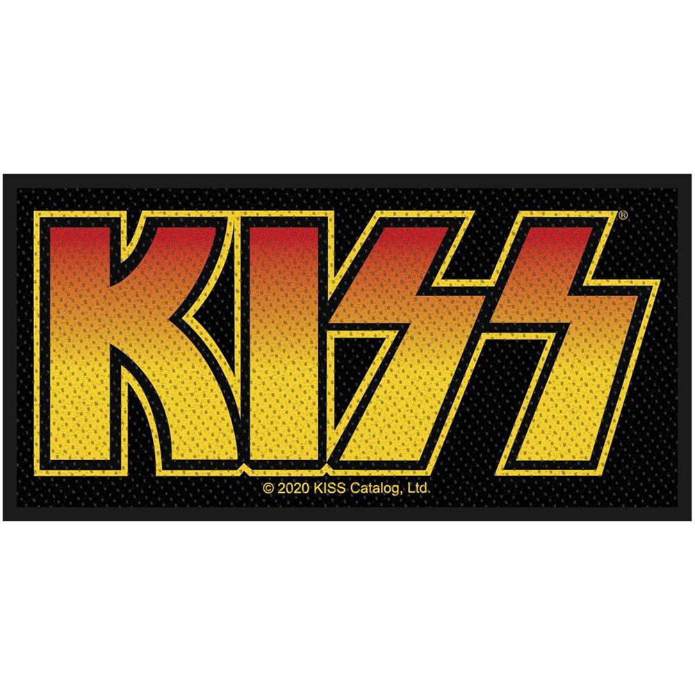KISS キッス ジーンシモンズ生誕75周年 - Logo / ワッペン 【公式 / オフィシャル】