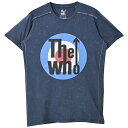THE WHO ザ フー (結成60周年 ) - Target Logo / Black Label（ブランド） / Snow Wash / Tシャツ / メンズ 【公式 / オフィシャル】