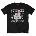 ROLLING STONES ローリングストーンズ (ブライアンジョーンズ追悼55周年 ) - Dice Tour '72 / ECO-TEE / Tシャツ / メンズ 【公式 / オフィシャル】