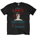 DAVID BOWIE デヴィッド ボウイ - Earls Court 039 73 / ECO-TEE / Tシャツ / メンズ 【公式 / オフィシャル】