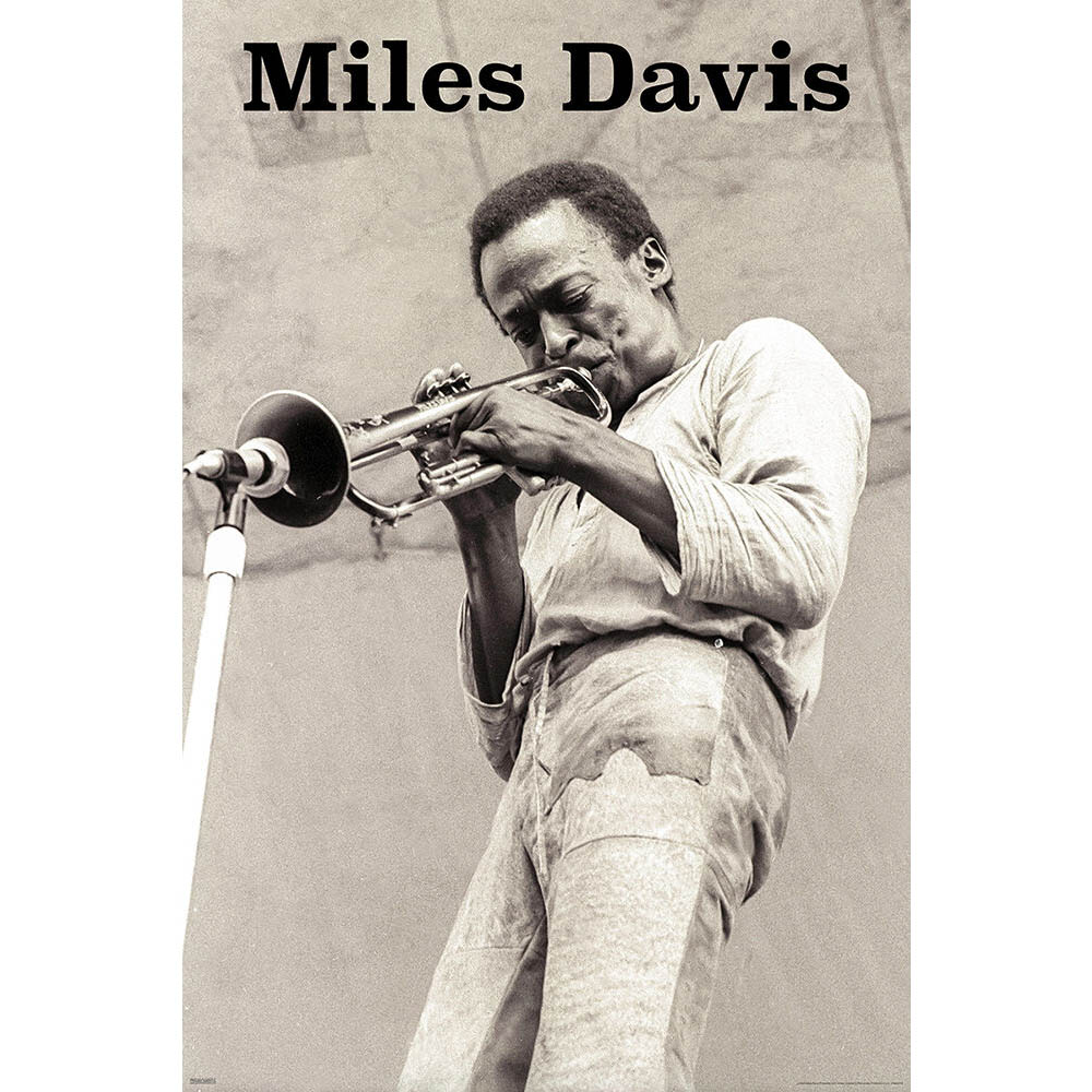 MILES DAVIS マイルス・デイヴィス (初来日公演記念 ) - Trumpet / ポスター 【公式 / オフィシャル】