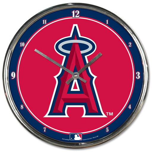 LOS ANGELES ANGELS(MLB) ロサンゼルスエンゼルス - CHROME CLOCK / 時計 LOS ANGELES ANGELS(MLB) ロサンゼルスエンゼルス - CHROME CLOCK / 時計