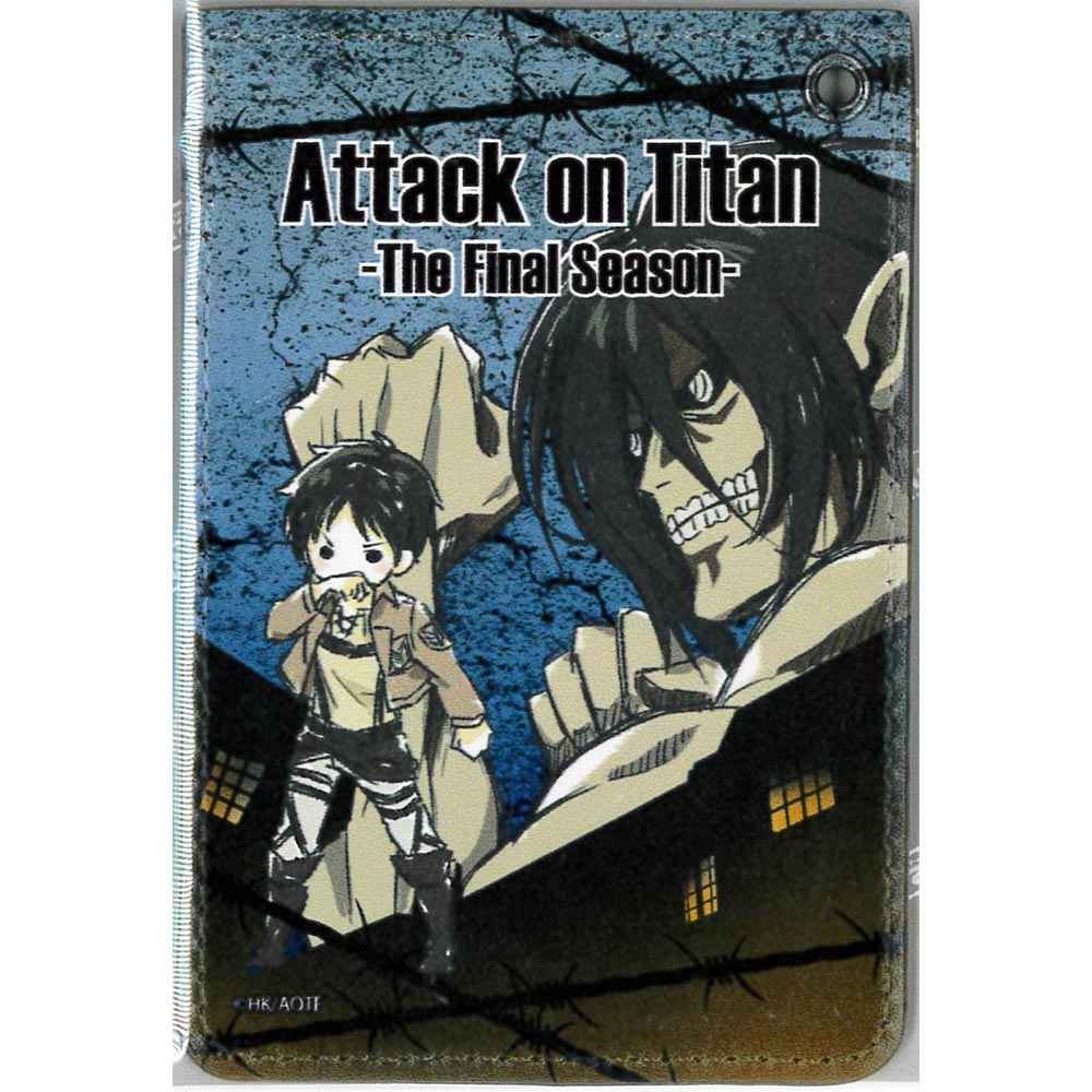 ATTACK ON TITAN 進撃の巨人 - キャラパス 進撃の巨人 04 The Final Season Ver. エレン / グラフアートデザイン / カードケース 【公式 / オフィシャル】