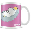 MOOMIN / ムーミン公式マグカップ カラー：ピンク×ホワイト サイズ：11oz/315ml ‘Clouds’ のデザインモチーフが特徴です。 ムーミン / ミイ / スナフキンアニメ / キャラクター