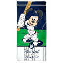 NEW YORK YANKEESiMLBj j[[NL[X - DISNEY MICKEY SPECTRA BEACH TOWEL / ^I y / ItBVz