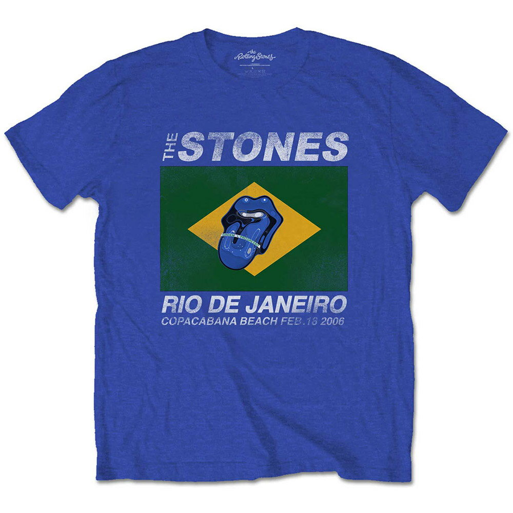 ROLLING STONES ローリングストーンズ (ブライアンジョーンズ追悼55周年 ) - Copacabana Blue / Tシャツ / メンズ 