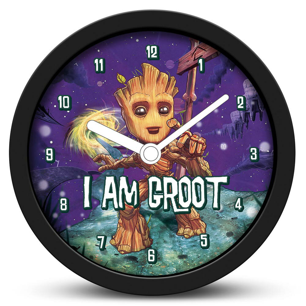 GUARDIANS OF THE GALAXY K[fBAYEIuEMNV[ - I Am Groot / Desk Clock / v y / ItBVz