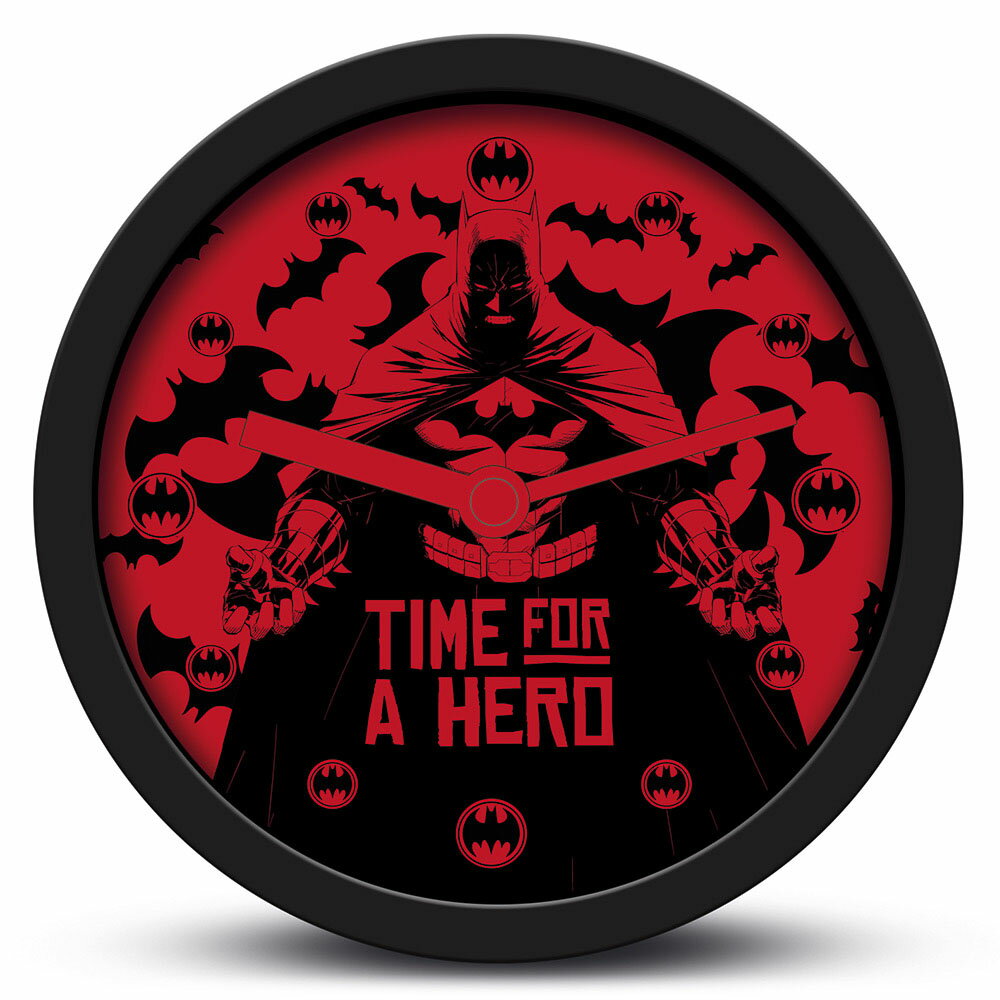 BATMAN obg} - Time For A Hero / Desk Clock / v y / ItBVz