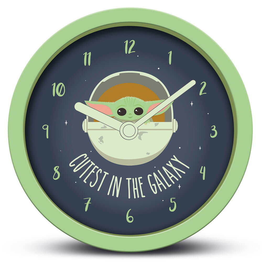 THE MANDALORIAN X^[EH[Y - Cutest in the Galaxy / Desk Clock / v y / ItBVz