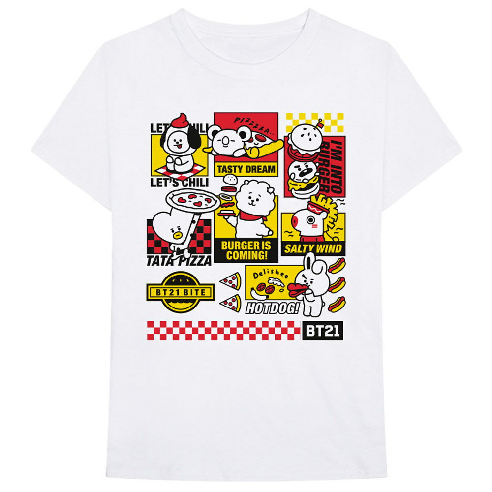 BTS ビーティーエス - Bite Fast Food / Tシャツ / メンズ 【公式 / オフィシャル】のサムネイル