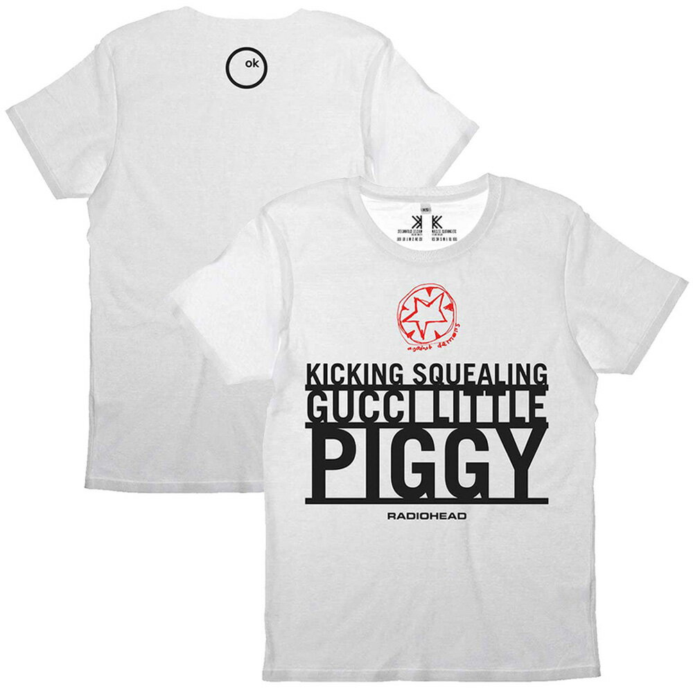 RADIOHEAD レディオヘッド (2024年 11月 トム 来日 ) - Gucci Piggy / オーガニックコットン / バックプリントあり / Tシャツ / メンズ 【公式 / オフィシャル】のサムネイル