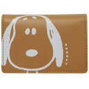 PEANUTS スヌーピー - F・V beagle パスケース / レザー / YELLOW / カードケース