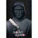 Netflixの人気シリーズ「SQUID GAME / イカゲーム」 公式ポスターです。 サイズ：61 x 91.5cm 'Mask Man' のデザインモチーフが特徴です。 イカゲーム / Netflix game / サバイバルゲーム / イ・ジョンジェ / パク・ヘス / ウィ・ハジュン / ネットフリックス / チョン・ホヨン / オ・ヨンス / ドラマポスタードラマ / アクション