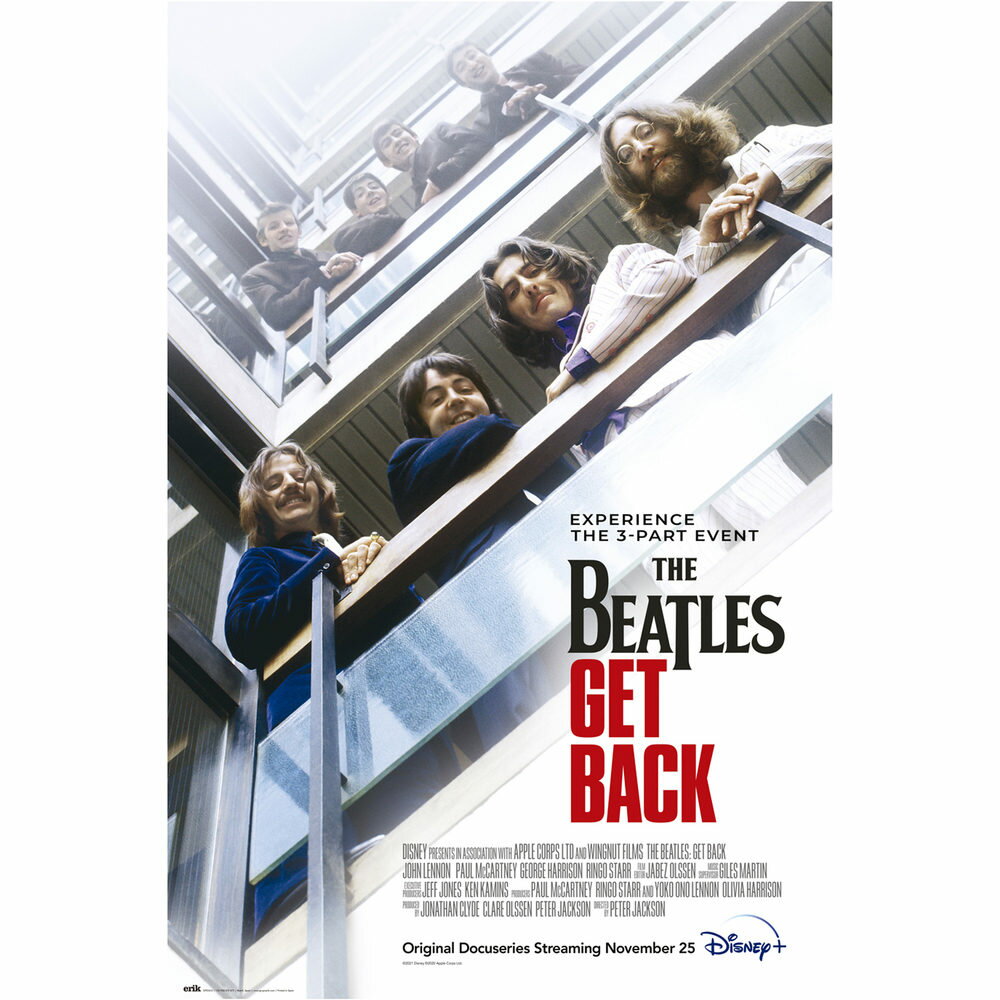 THE BEATLES ザ ビートルズ (ABBEY ROAD発売55周年記念 ) - Get Back Movie / ポスター 【公式 / オフィシャル】