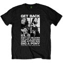 THE BEATLES ザ・ビートルズ (ABBEY ROAD発売55周年記念 ) - Get Back / 3 Savile Row / Tシャツ / メンズ 