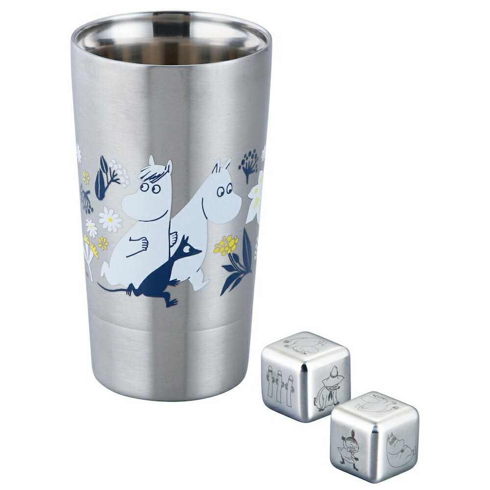 樂天商城 - MOOMIN ムーミン - 二重タンブラー＆アイスキューブ2個付き / ムーミン / 食器・グラス 【公式 / オフィシャル】