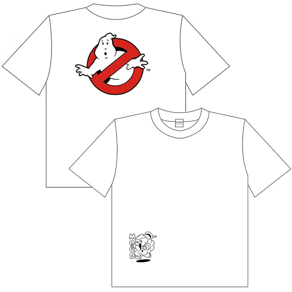 GHOSTBUSTERS 고스트 버스터즈 - 화이트 S / T 셔츠 / 남성 [공식 / 공식]