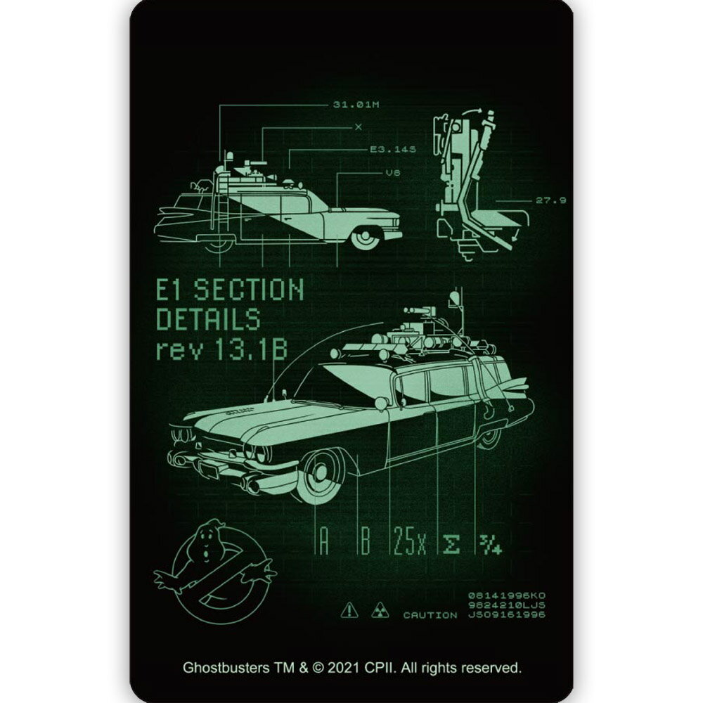 GHOSTBUSTERS 고스트 버스터즈 - IC 카드 스티커 / 타입 K / 스티커 [공식 / 공식]