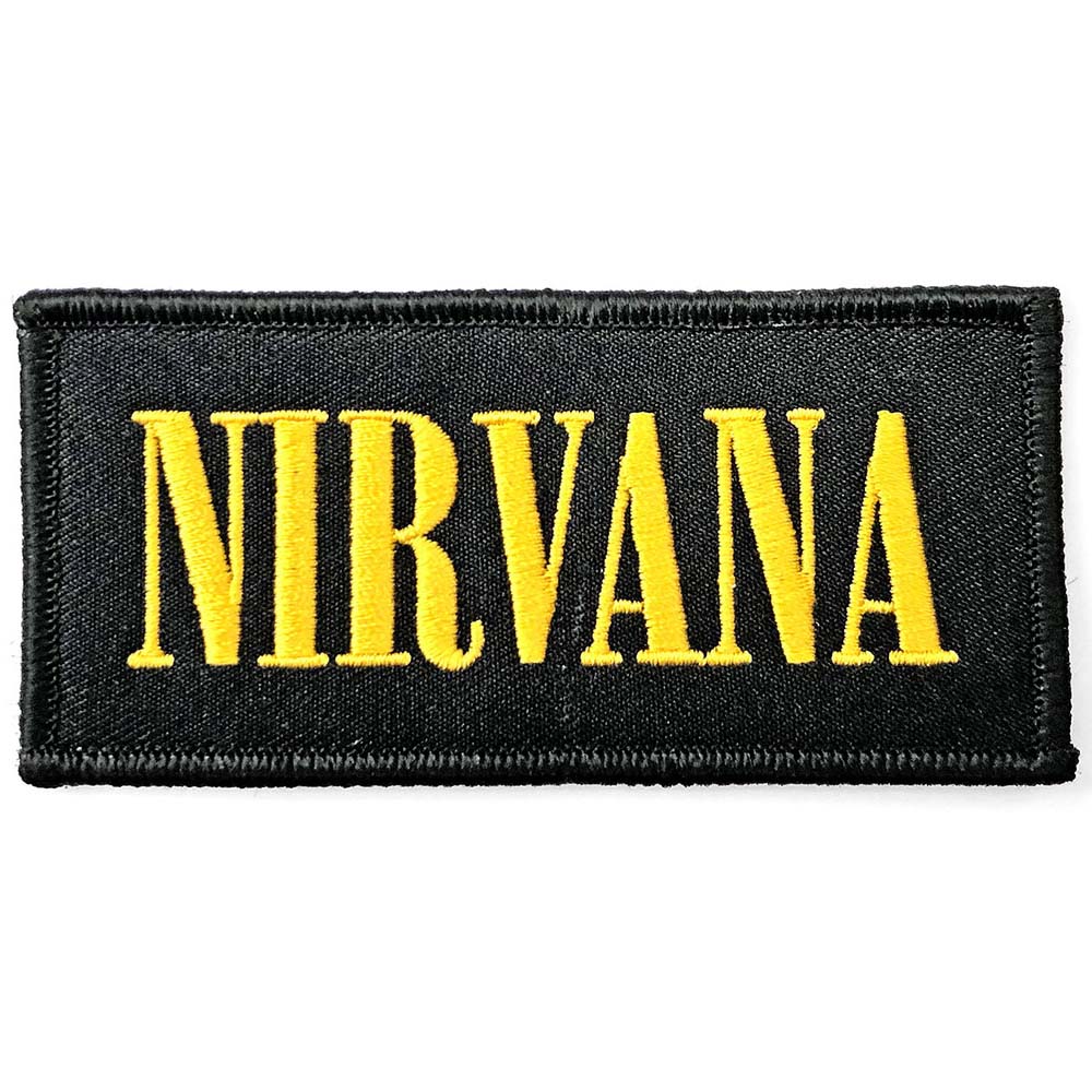 NIRVANA ニルヴァーナ (カートコバーン 追悼 30周年 ) - Logo / ワッペン 【公式 / オフィシャル】