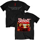 SLIPKNOT スリップノット (デビュー25周年 ) - Chapeltown Rag Glitch / バックプリントあり / Tシャツ / メンズ 【公式 / オフィシャル】