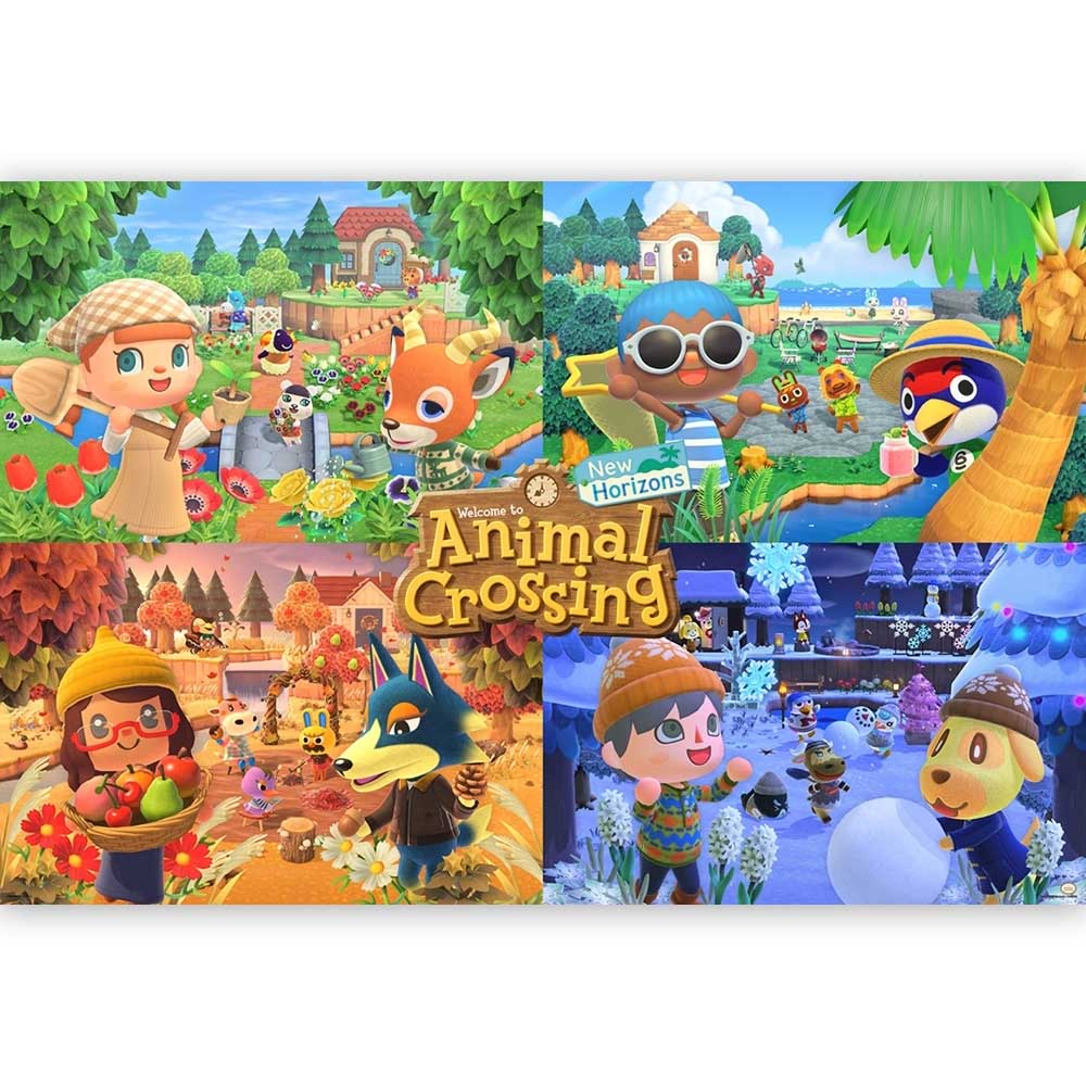 ANIMAL CROSSING どうぶつの森 - New Horizons Four Seasons / ポスター 【公式 / オフィシャル】