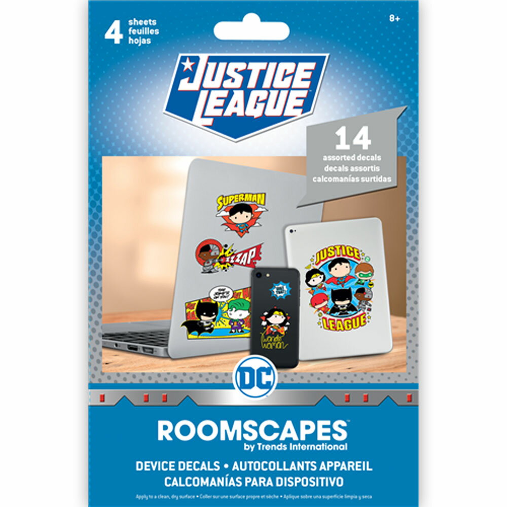 JUSTICE LEAGUE ジャスティスリーグ - CHIBI CHARACTERS DEVICE DECALS / 14種類 / スマホ・ステッカー 【公式...