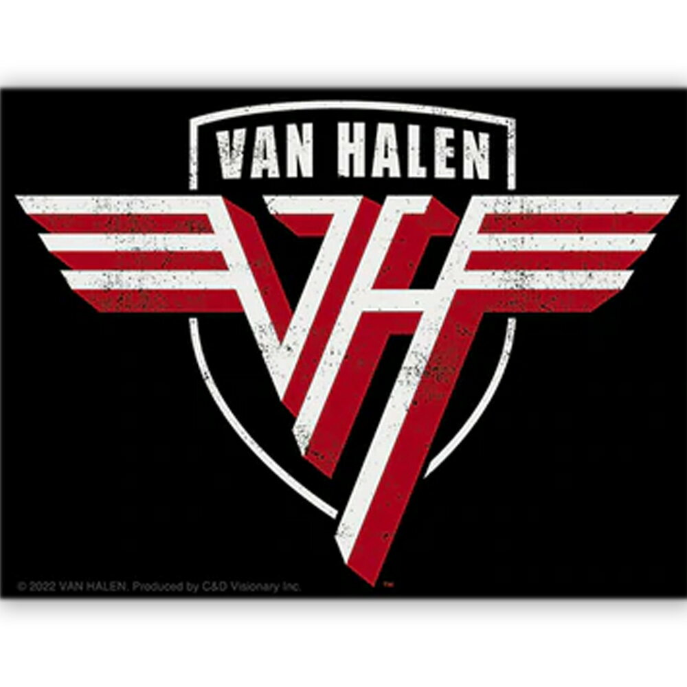 VAN HALEN ヴァンヘイレン - Shield Logo / ステッカー 【公式 / オフィシャル】