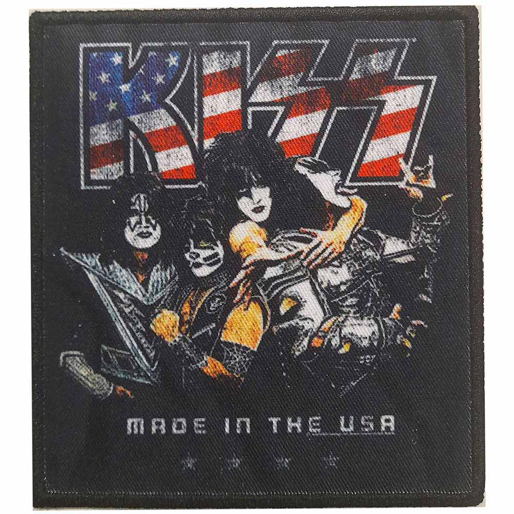 KISS キッス ジーンシモンズ生誕75周年 - Made In The USA / ワッペン 【公式 / オフィシャル】