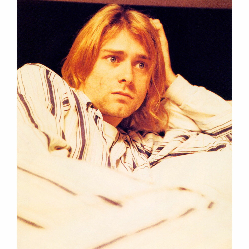 NIRVANA ニルヴァーナ (カートコバーン追悼30周年 ) - Kurt Cobain NO.2 / Lサイズ / 1点モノ / インテリア額 【公式 / オフィシャル】