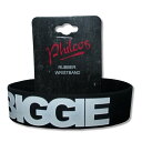 NOTORIOUS BIG rM[ (fr[30N ) - WHITE LOGO SILICONE WRISTBAND / o[uXbg yiz / Xgoh y / ItBVz