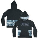 2PAC gDpbN - CAMO ZIP UP HOODED FLEECE yiz / p[J[EXEFbg / Y y / ItBVz