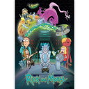 RICK AND MORTY 公式ポスター サイズ：61 x 91.5cm 'Toilet Adventure' のプリントモチーフが特徴です。 アニメ / キャラクター / ポスター / グッズアニメ / コメディ