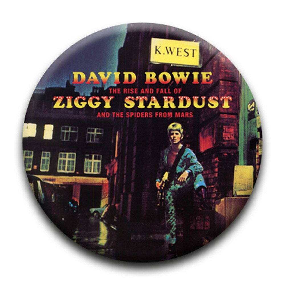 DAVID BOWIE デヴィッド・ボウイ - ZIGGY STARDUST / バッジ 【 公式 / オフィシャル 】