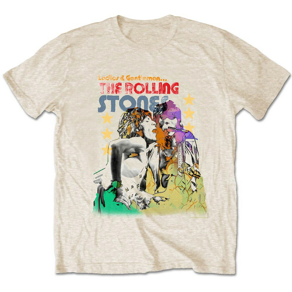 ROLLING STONES ローリングストーンズ (ブライアンジョーンズ追悼55周年 ) - Mick & Keith Watercolour Stars / Tシャツ / メンズ 